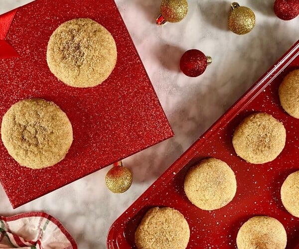 Healthier Snickerdoodle Cookies