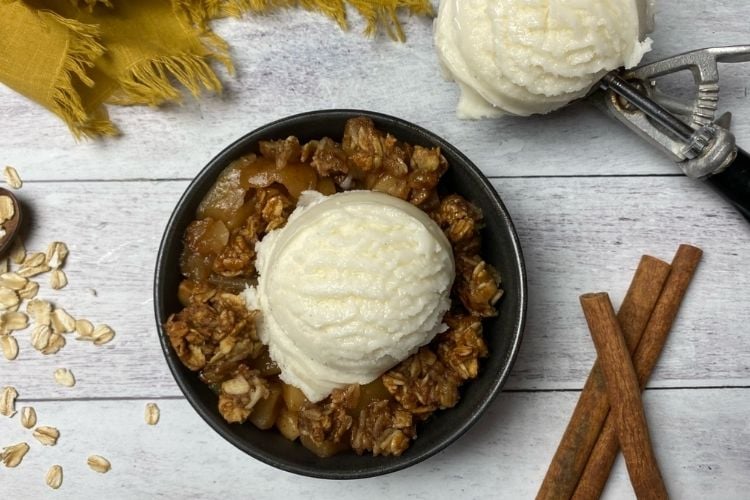 Healthy Apple Crisp Recipe With Ice Cream