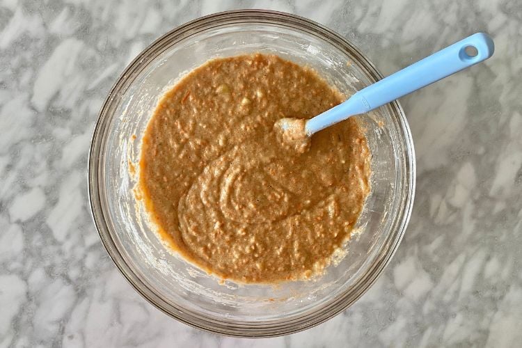 Healthy Banana Carrot Muffins