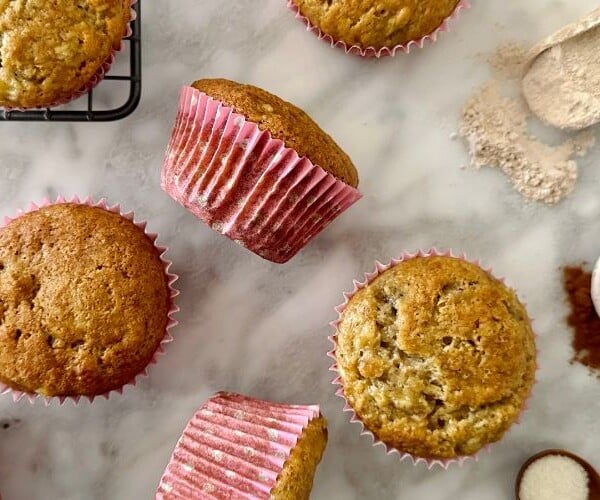 Healthy Banana Muffins
