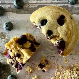 Healthy Blueberry Baked Oats