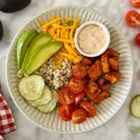 Healthy Burger Bowls