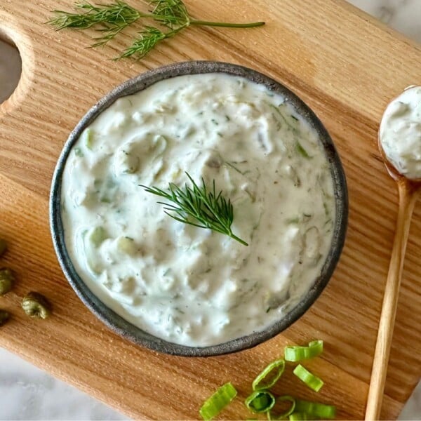 Healthy Tartar Sauce With Greek Yogurt