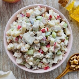 Healthy Waldorf Chicken Salad