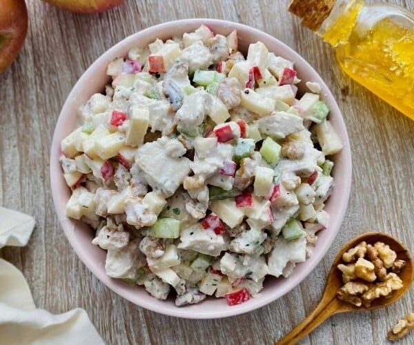 Healthy Waldorf Chicken Salad