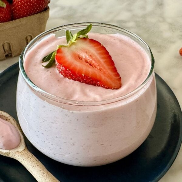 High-Protein Strawberry Mousse