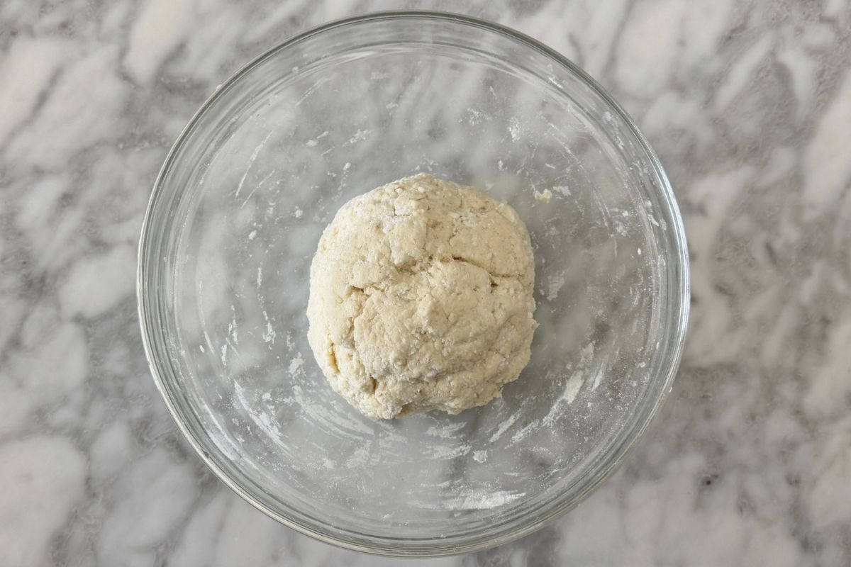 High protein dough for peach pizza