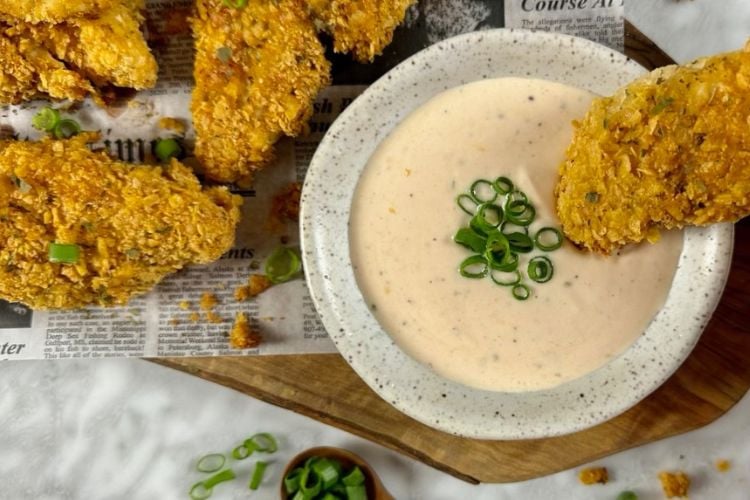 Homemade Buffalo Ranch Sauce