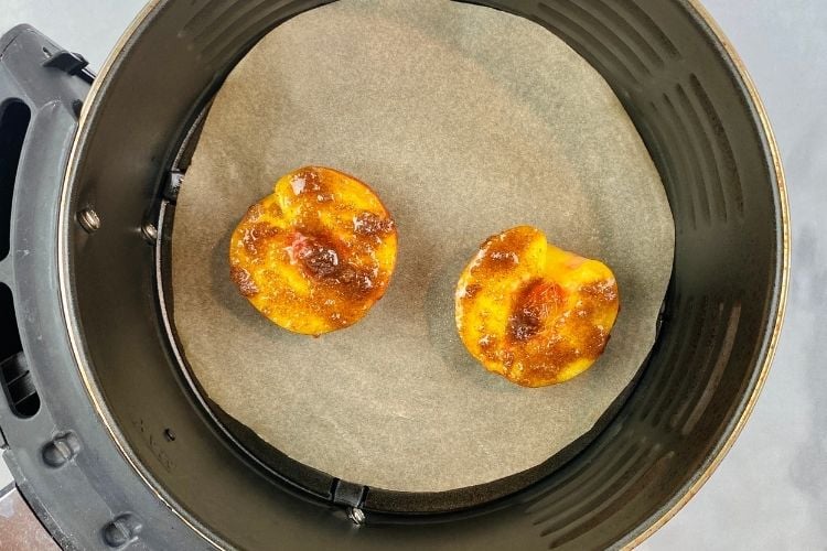 How To Air Fry Peaches