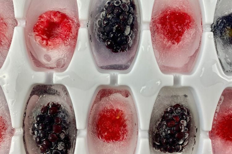 How To Make Fruit Ice Cubes