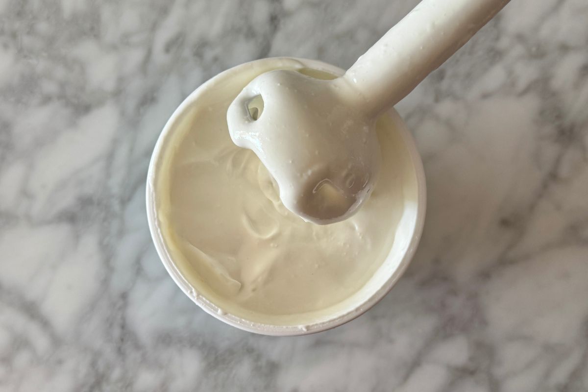 Immersion blender method for whipped cottage cheese