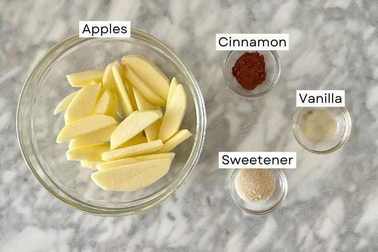 Ingredients For Air Fryer Apples