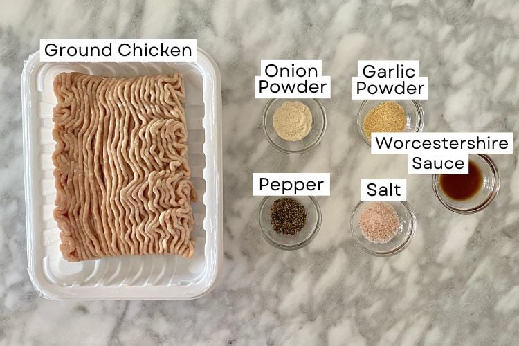 Ingredients For Healthy Chicken Burgers
