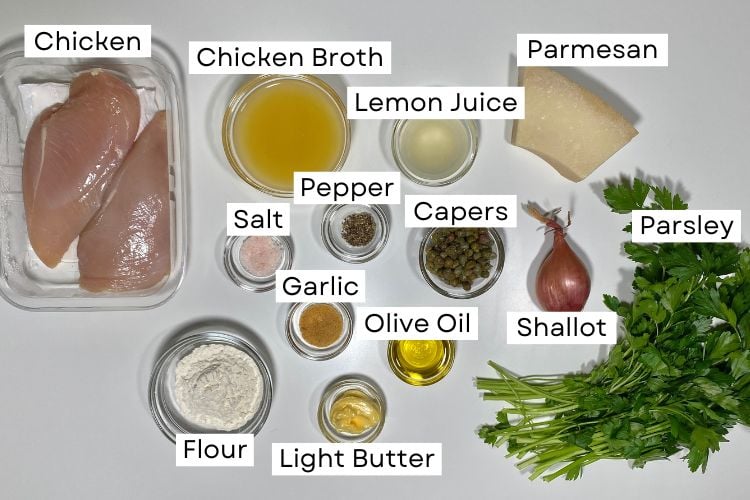 Ingredients For Chicken Piccata Recipe