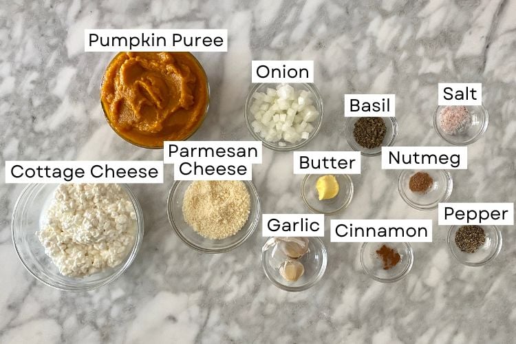 Ingredients For Homemade Pumpkin Pasta Sauce