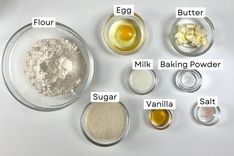 Ingredients For Sugar Cookies