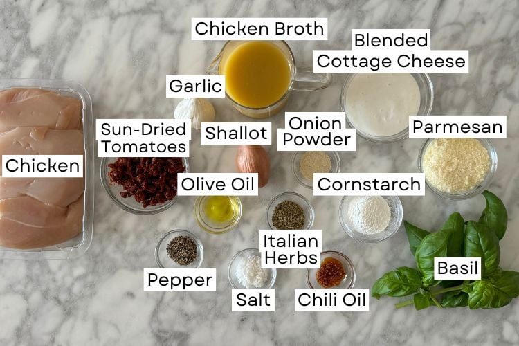 Ingredients for Marry Me Chicken