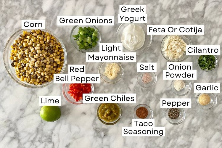 Mexican Street Corn Dip Ingredients