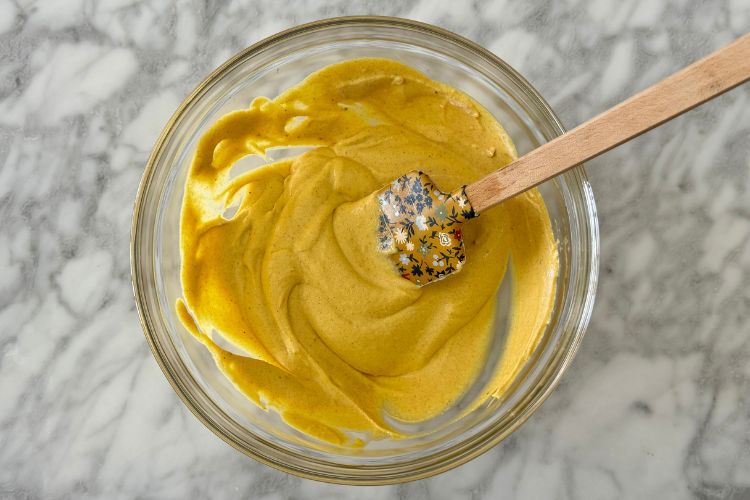 Mixed pumpkin fluff dip