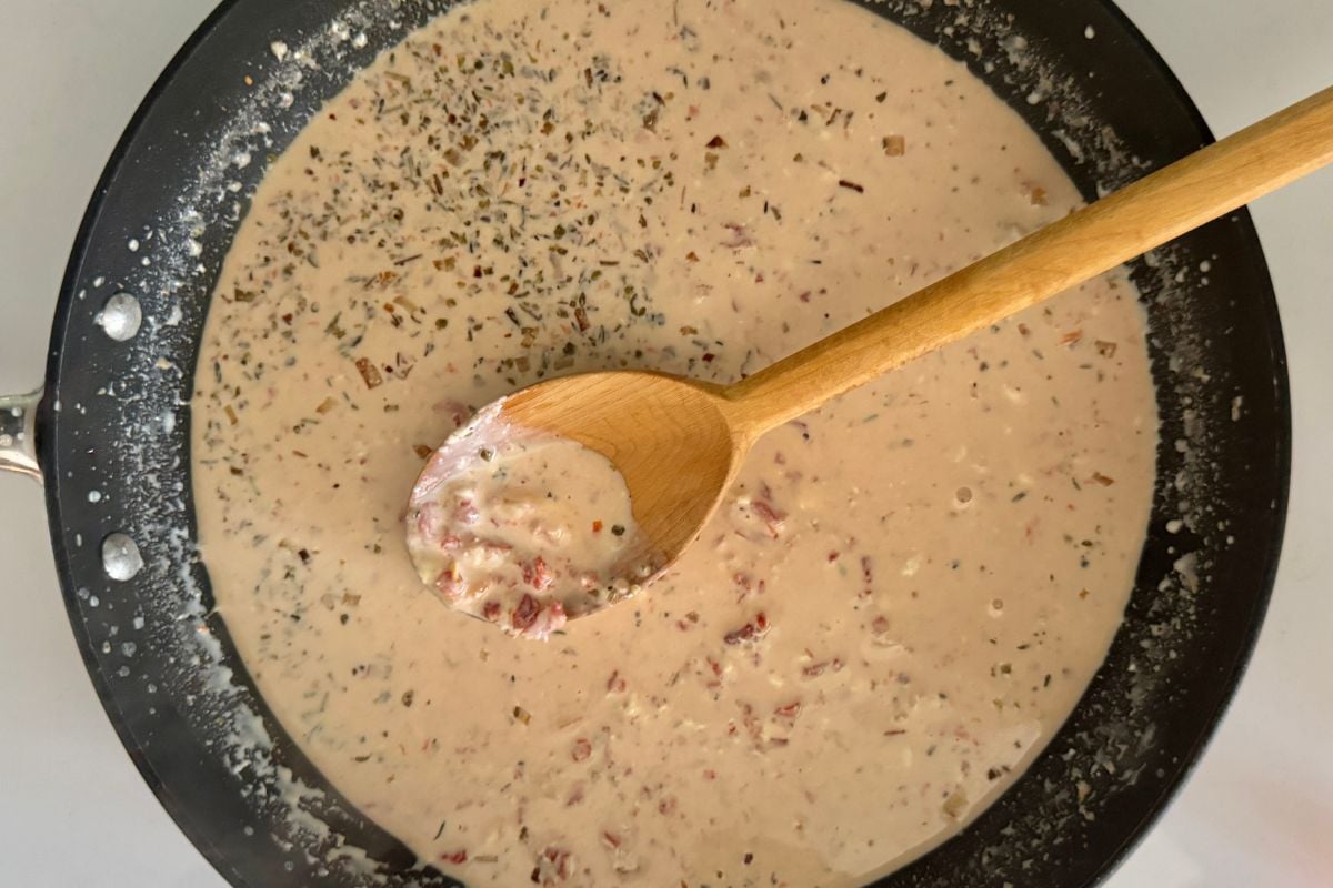 Mixed sauce for marry me chicken meatballs