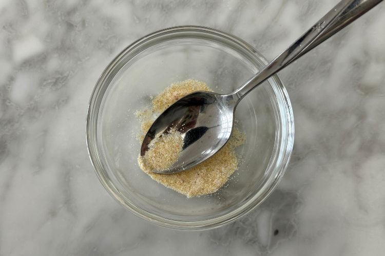 Mixed seasonings in bowl