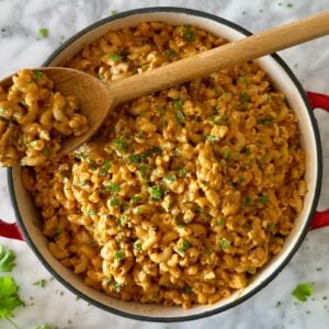 One Pot Healthy Hamburger Helper