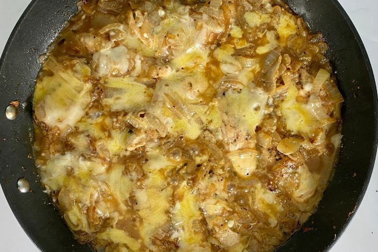 One Skillet French Onion Chicken