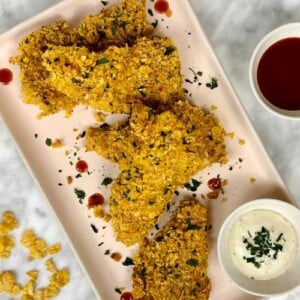 Oven Fried Cornflake Chicken Tenders