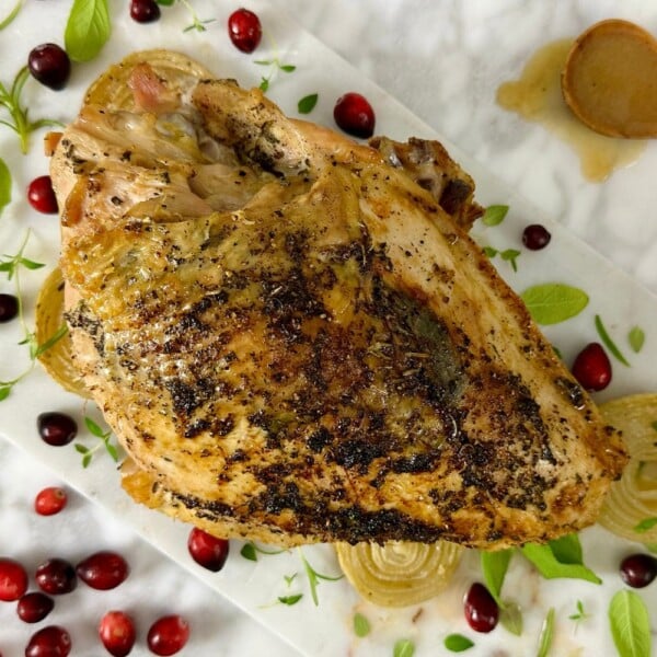 Oven Roasted Brined Turkey Breast Recipe