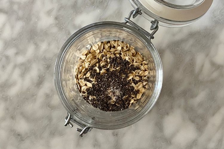 Overnight Oats In Jar