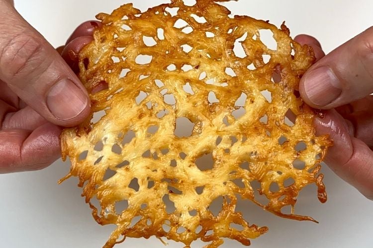 Parmesan cheese crisp