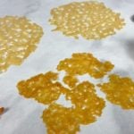 Parmesan cheese crisps three ways