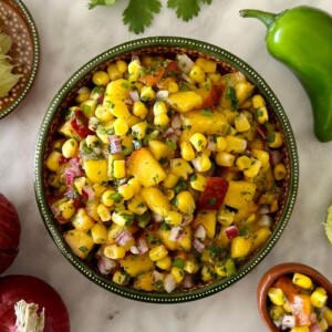 Peach Corn Salsa