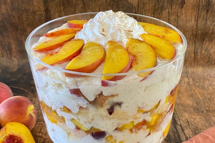 Peach Trifle