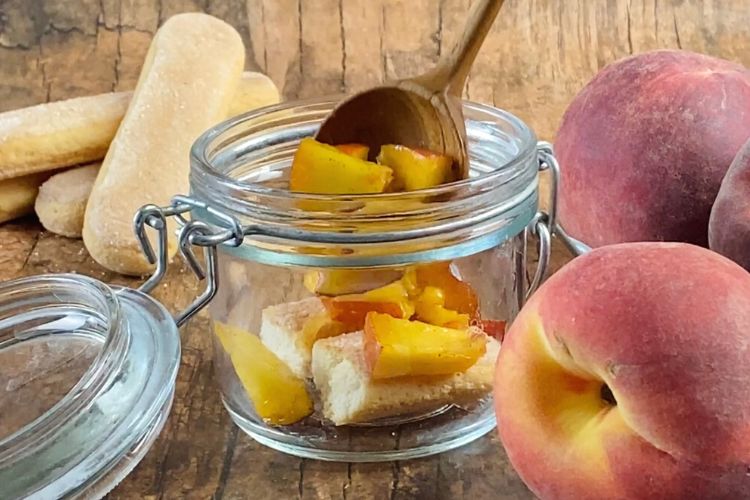 Peaches and Cream Dessert