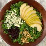 Pear Walnut Blue Cheese Salad