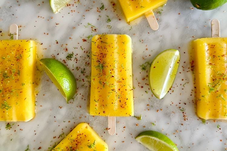 Popsicles Made With Mango