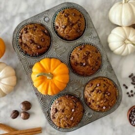 Pumpkin Chocolate Chip Muffins