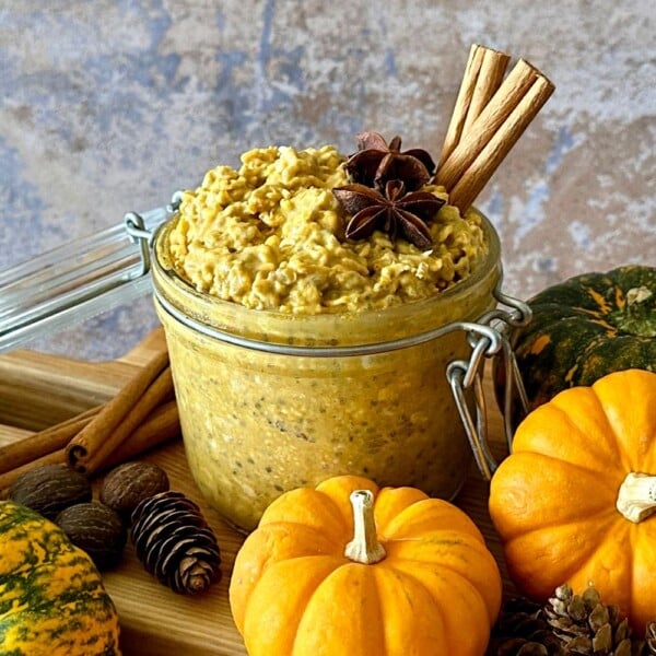 Pumpkin Protein Overnight Oats
