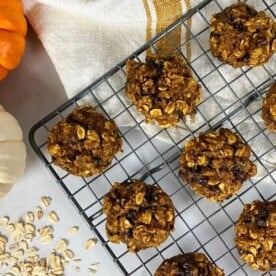 Pumpkin oatmeal chocolate chip cookies