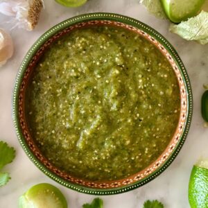 Roasted Tomatillo Salsa Recipe
