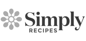 As seen in SIMPLY RECIPES Footer