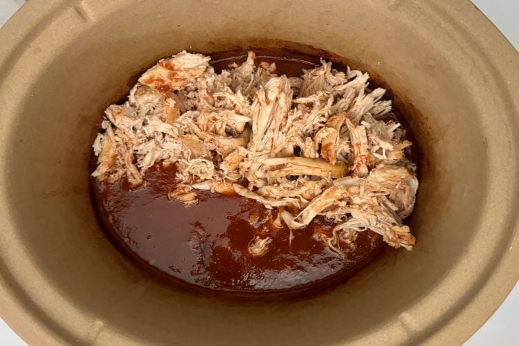 Shredded BBQ chicken
