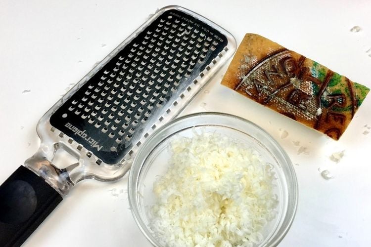 Shredded parmesan cheese