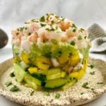 Shrimp Stack With Mango and Avocado