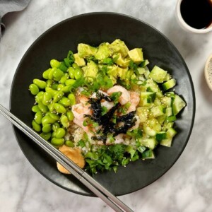 Shrimp Sushi Bowl