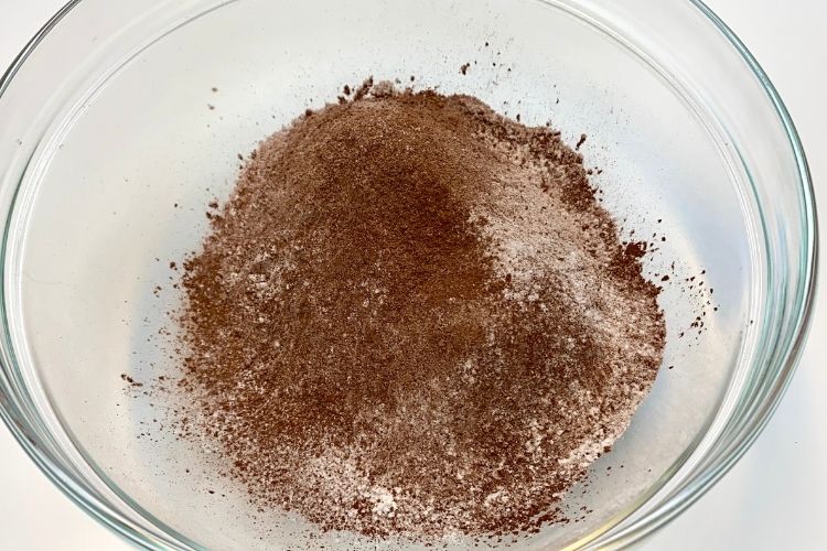 Sifted dry ingredients