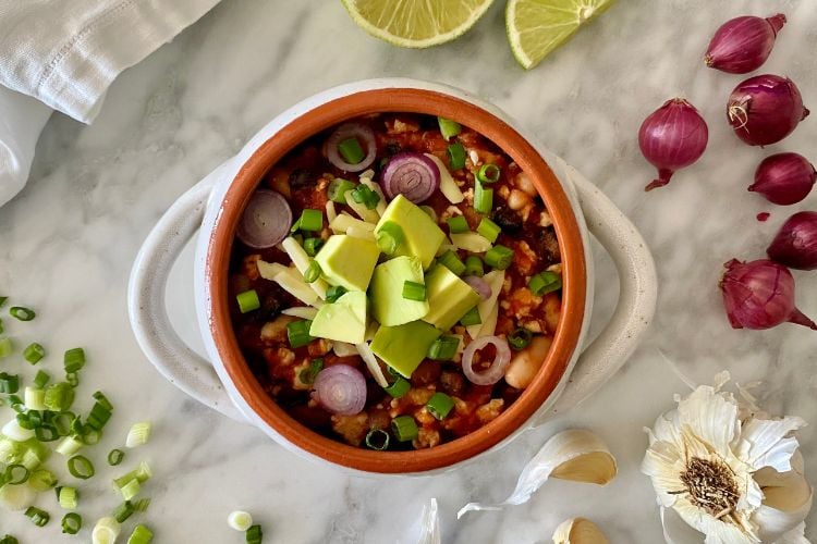 Slow Cooker Turkey Chili.