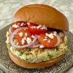 Spinach and Feta Turkey Burgers