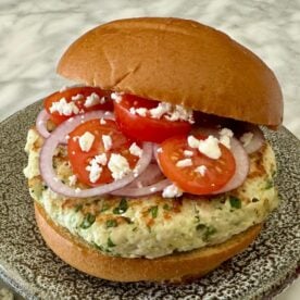 Spinach and Feta Turkey Burgers